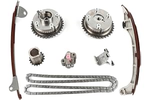 DAYSYORE Timing Chain Kit Intake & Exhaust Camshaft VVT Gear Fits for Venza RAV4 Camry Scion 2.5L 2.7L Replace OE 130700V010 