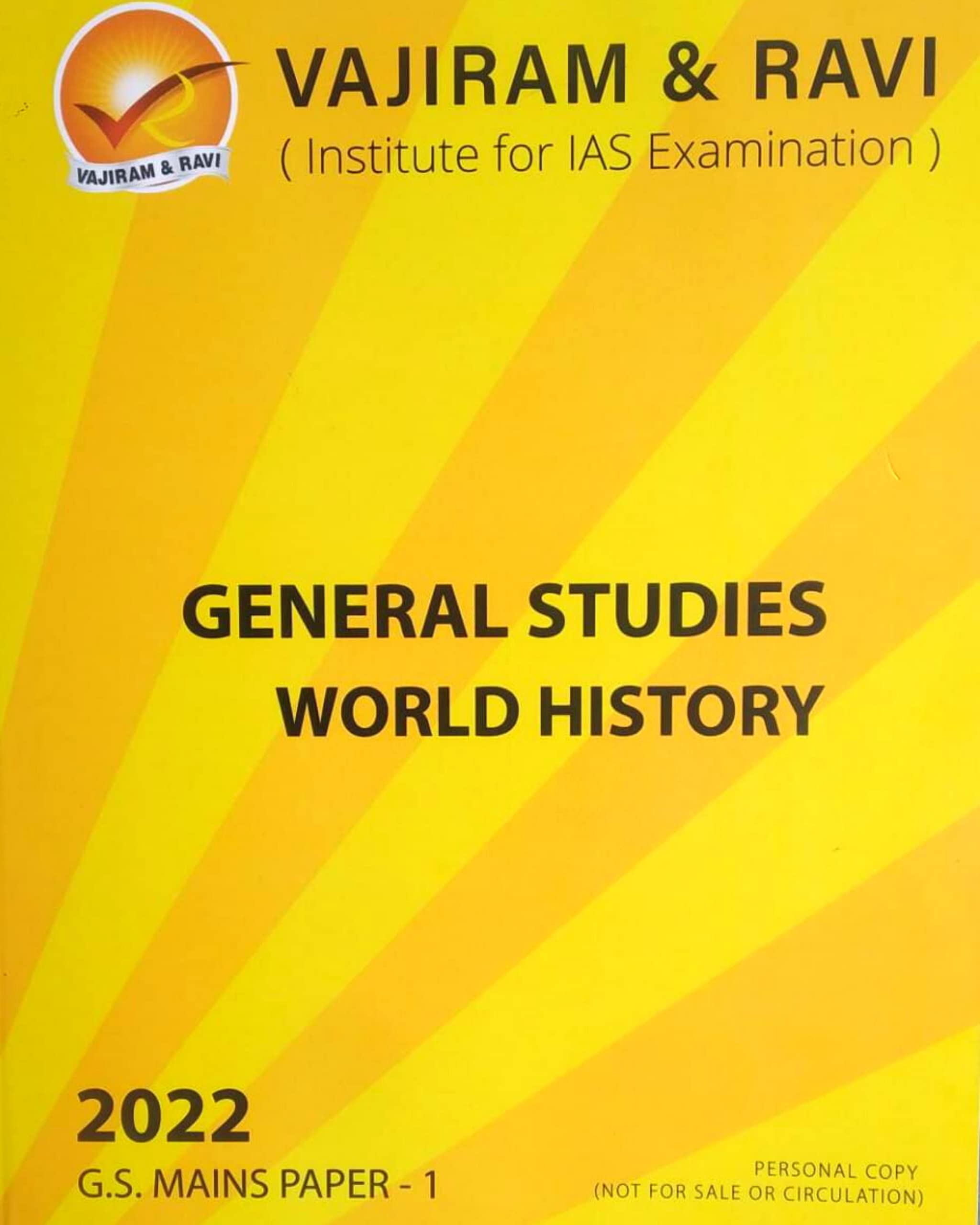 World History (G.S. Paper – 1) for UPSC CSE Exam