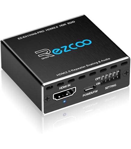 4K HDMI Splitter 1x2 HDR D-olby Vision Atmos - HDMI Down Scaler