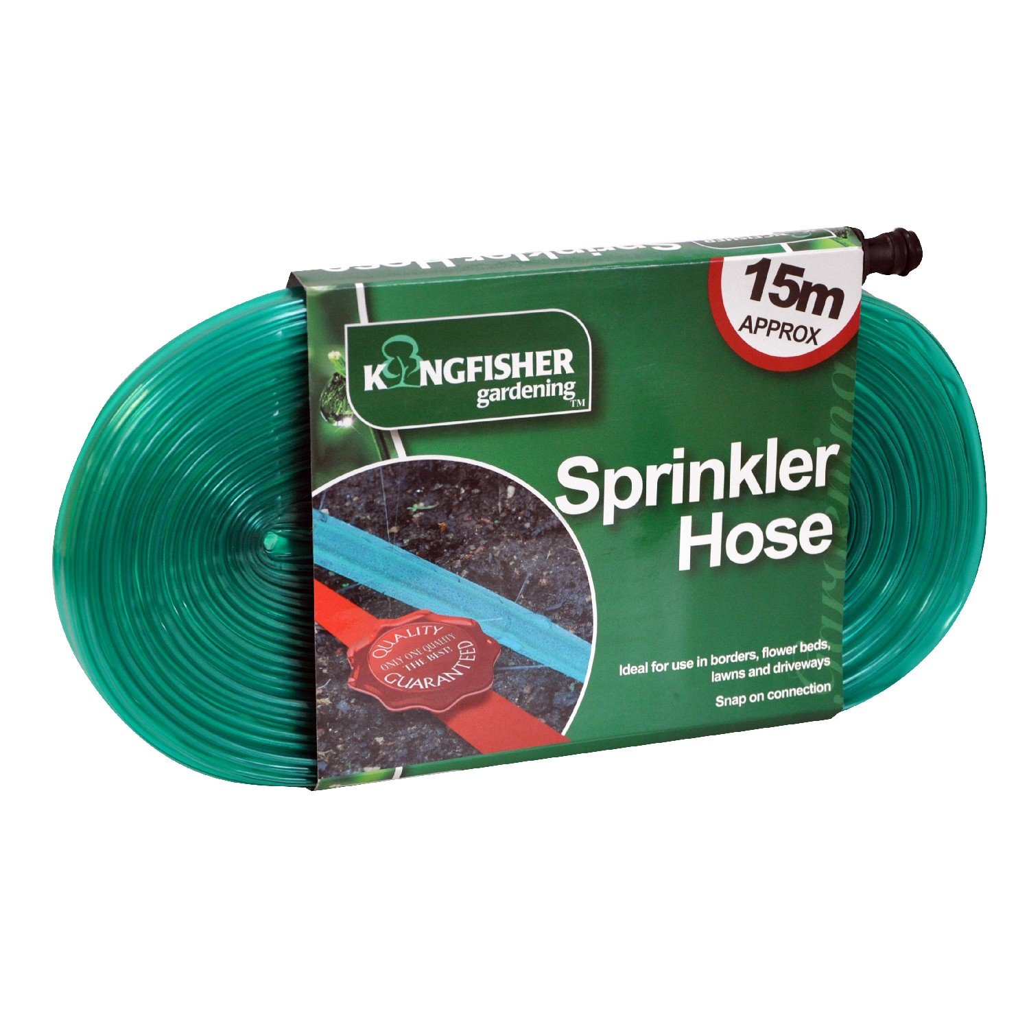 Kingfisher SH200 15 m Sprinkler Hose - Green