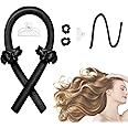 CORATED No Heat Curlers, Heatless Curls for Long Hair, Heatless Curling Rod Headband You Can Sleep In, Silk DIY Hair Styling Tools Kit