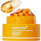 medicube Capsule Cream with Kojic Acid & Turmeric for Uneven Skin Tone | Tone Renewal & Radiance Care for troubled skin | Turmeric, Kojic, Vitamin C | Korean Skincare, 1.86 oz