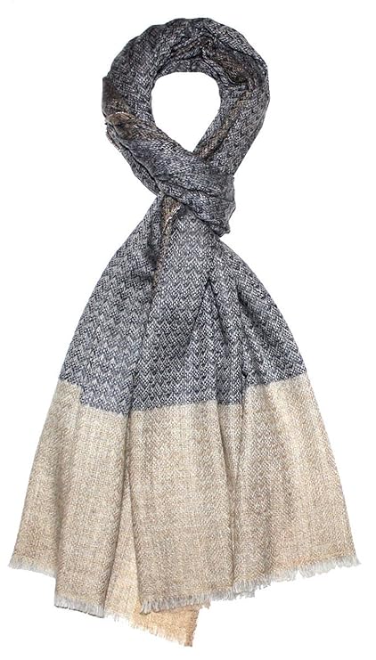 Lorenzo Cana Luxus Herrenschal Schaltuch 100% Kaschmir flauschig leicht warm Kaschmirschal Kaschmirtuch Naturfaser