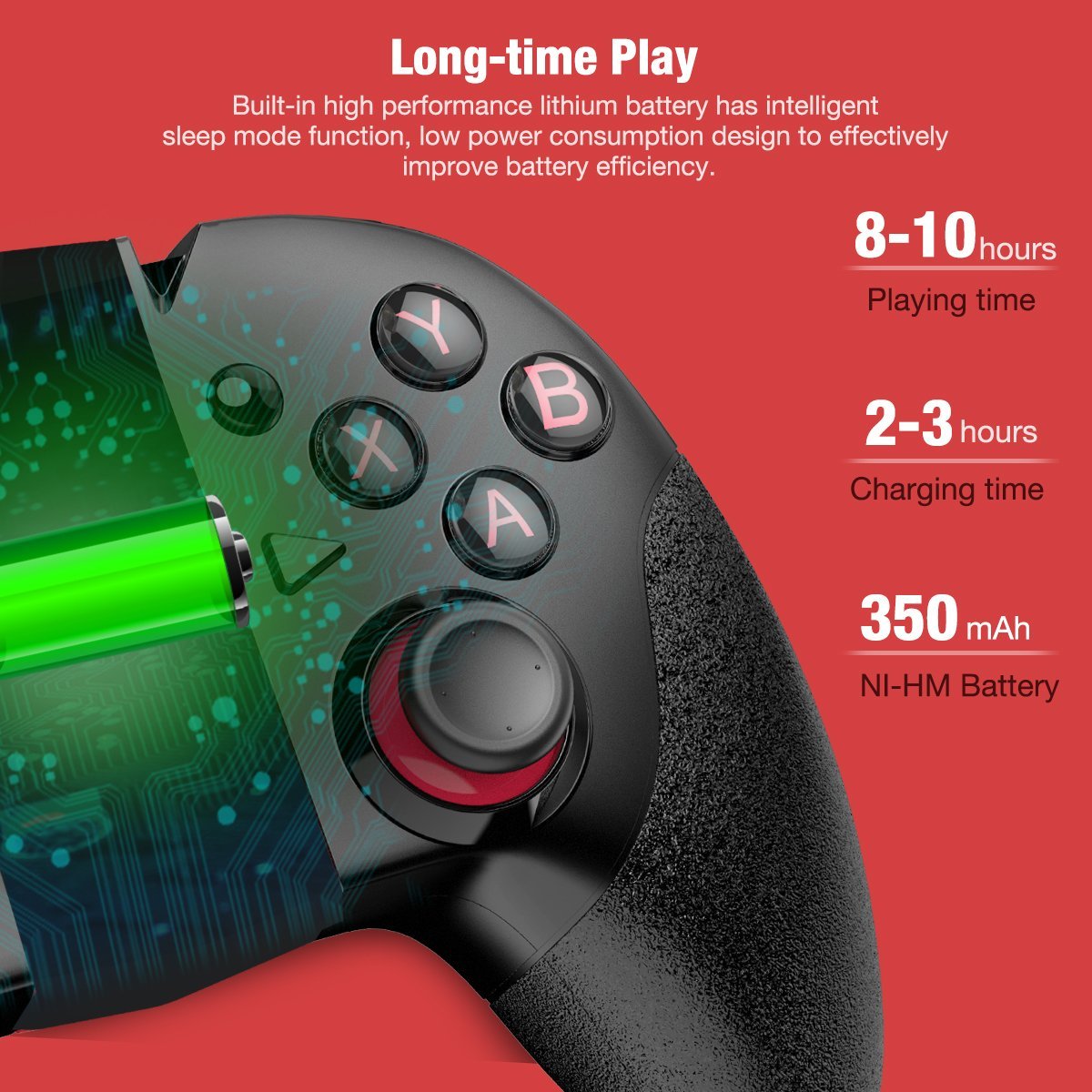 BEBONCOOL Wireless Game Controller, Android Controller Works with Bluetooth, Android Gamepad Supports Samsung Gear VR/Android Phone/Tablet/TV Box/Emulator with Clip