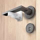 moonybaby 4 Pack Lightweight Door Lever Safety Lock White