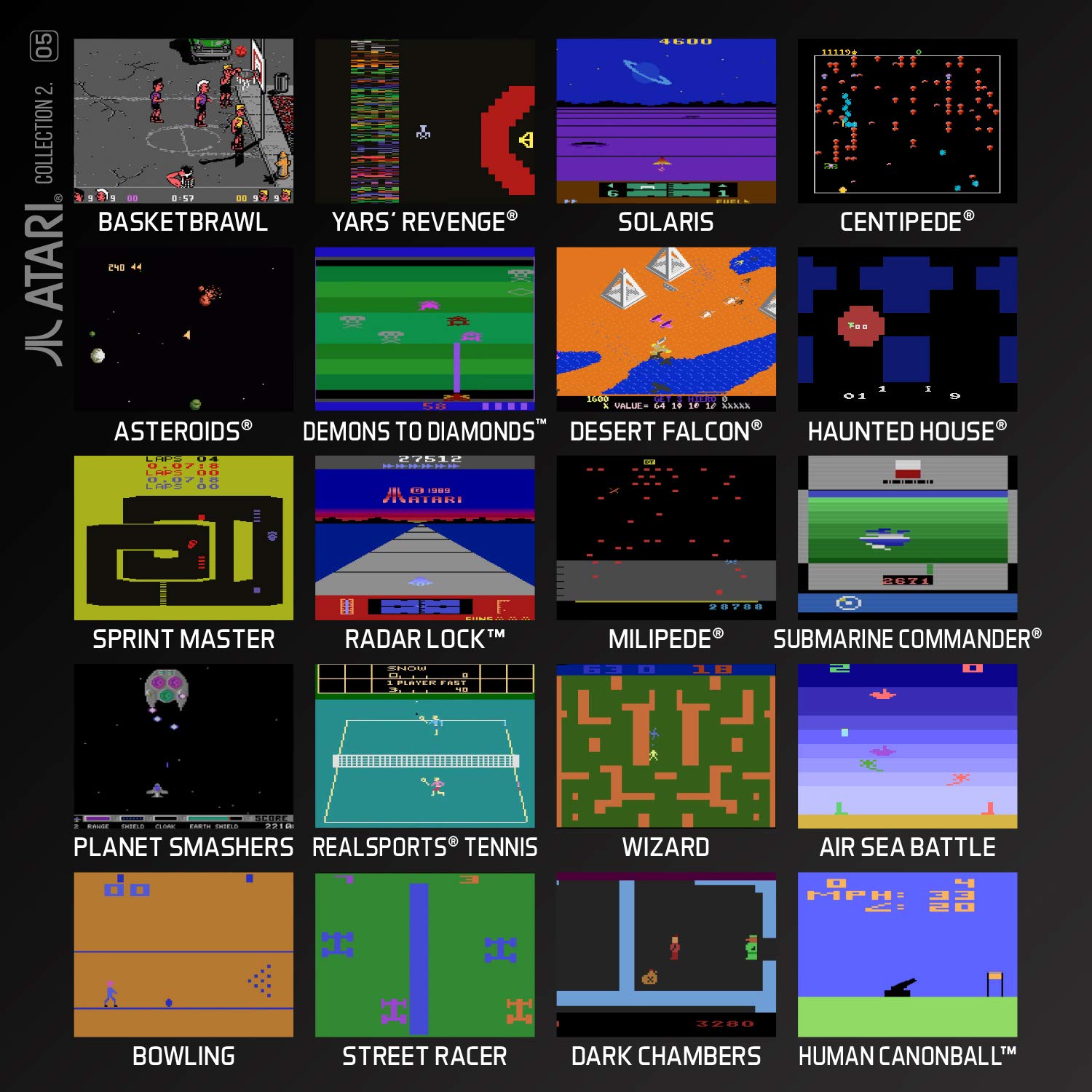 Evercade Premium Pack Includes 3 Cartridges Collections: Atari Volume 1, Interplay Volume 1 and Dataeast Volume 1 - Electronic Games