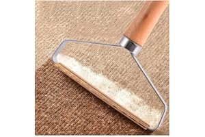 GENERIC Portable Lint Remover Lint Cleaner Pro Uproot, Pet Hair Remover Lint Roller Lint Shaver Dog Hair Remover Clean Tool, for Carpets, Car Mats, Blanket, Clothes, Furniture, White (XZREZ29)