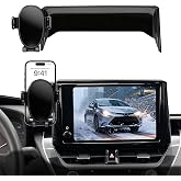 Phone Mount for Toyota Corolla (2019-2026, 8" Screen ONLY) / Corolla Hatchback (19-26) / Corolla Cross (2022-2026), Adjustable Dashboard Car Mount, Mobile Holder, 360&deg; &amp; Hands Free, with Storage Box