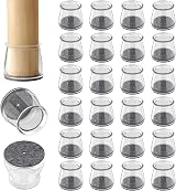 YOZON 24 Pcs Chair Leg Floor Protectors 23-32mm Round Fit Sliders view 1