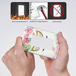 Unicorn Pink Single Rocker Light Switch Cover
