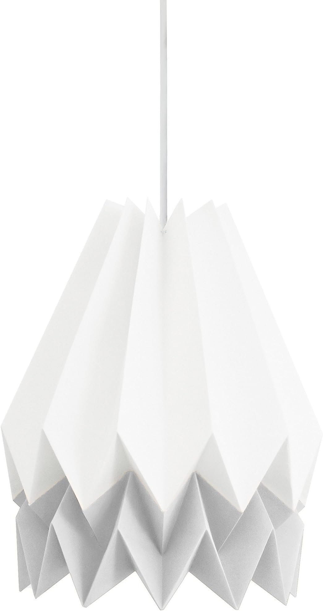 Orikomi - Stripe White Light Grey - Modern Pendant Lamp Shade Room Decoration