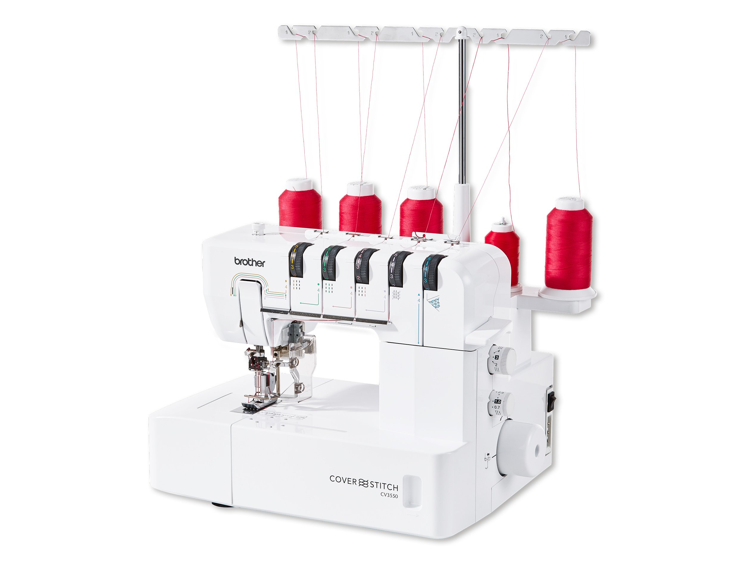 Brother CV3550 Overlock Sewing Machine, White