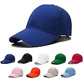 Edoneery Baseball Cap for Kids-Adjustable Washed Cotton Golf Toddler Hat for Boys & Girls
