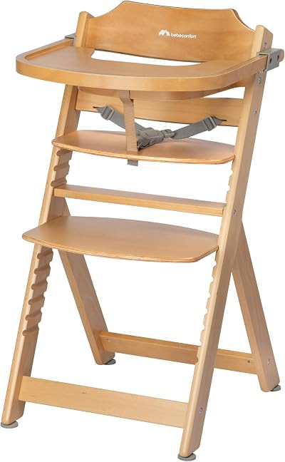 Bebeconfort Timba Evolutive Wooden High Chair 6 Months-99 Years Natural