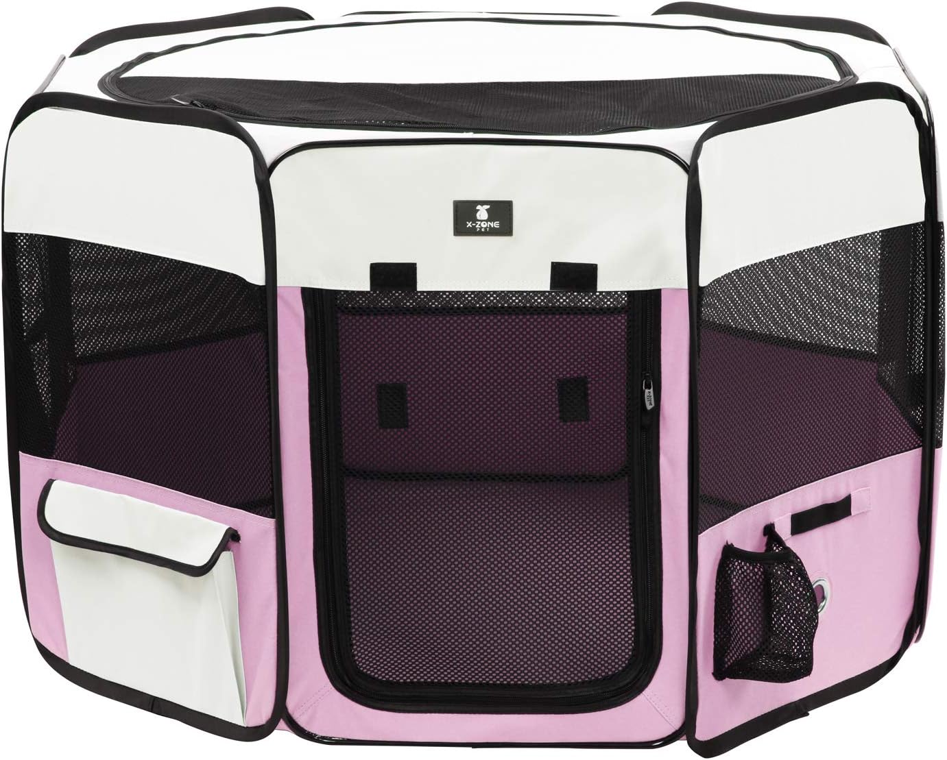 XZONE PET Portable Foldable Pet Dog Cat Playpen Crates Kennel/Premium