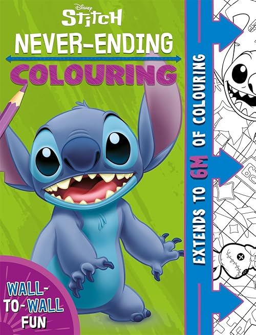 Disney Stitch: Never-Ending Colouring (6-metre Pull-out Colouring Scene)