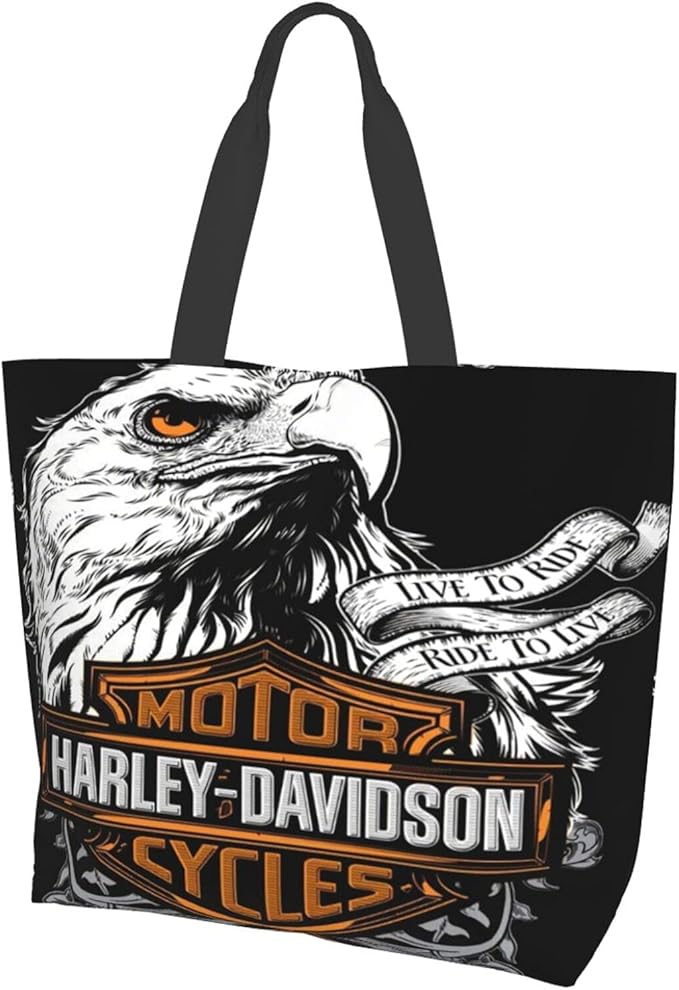 Harley Davidson Women Backpack Ladies Rucksack Waterproof Nylon School