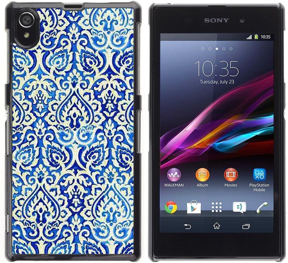 Ikiki Tech Hard Case Cover Pattern Wallpaper White Sony Xperia Z1 L39 C6902 C6903 C6906 C6916 C6943 Amazon Co Uk Books