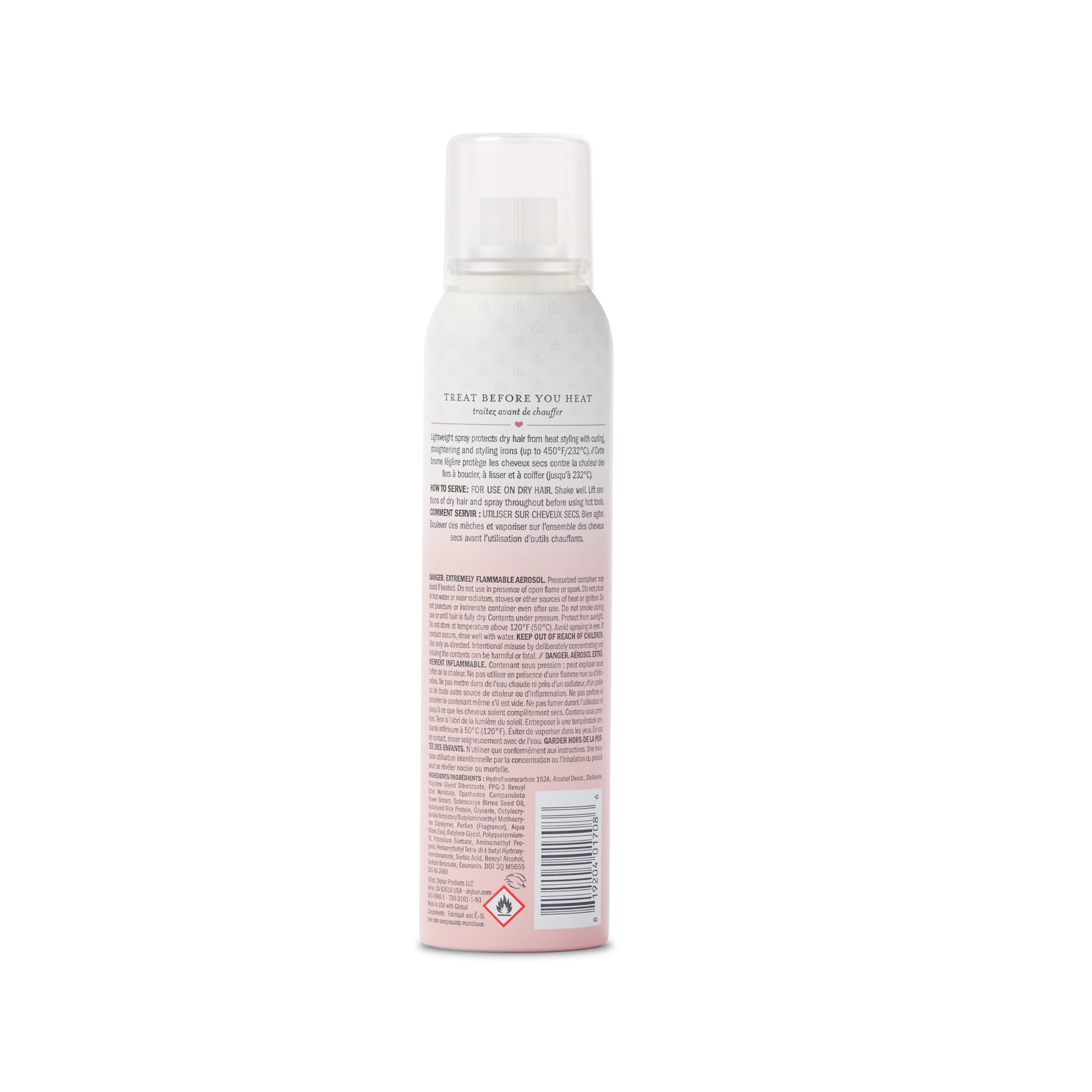 Drybar Hot Toddy Heat Protectant | Lightweight Formula for Hair, Protects from Heated Styling, Straightening and Styling Irons