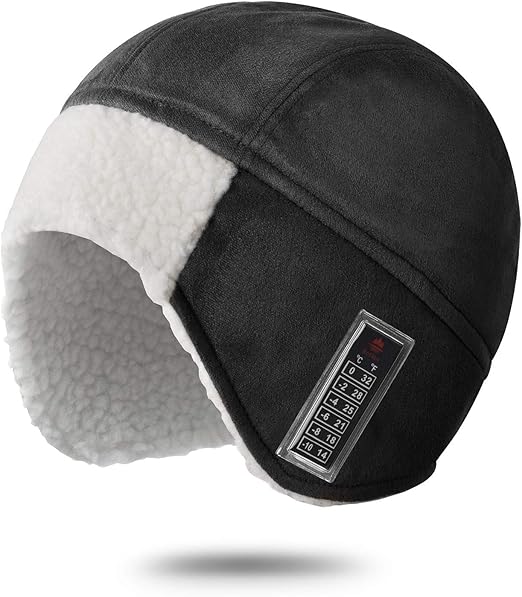 mens fleece hat with ear flaps
