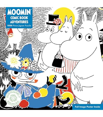 Amazon.com: Adult Sustainable Jigsaw Puzzle: Moomin: Comic Strip