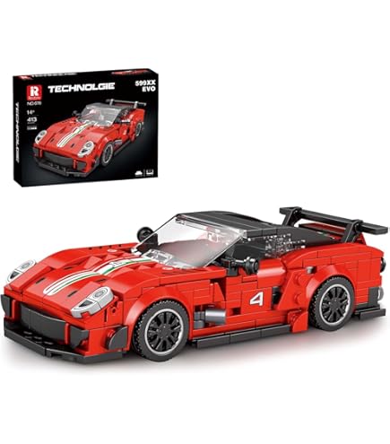 Reobrix 795 Bugatti Vision GT Building Blocks Set, 1:24 Scale