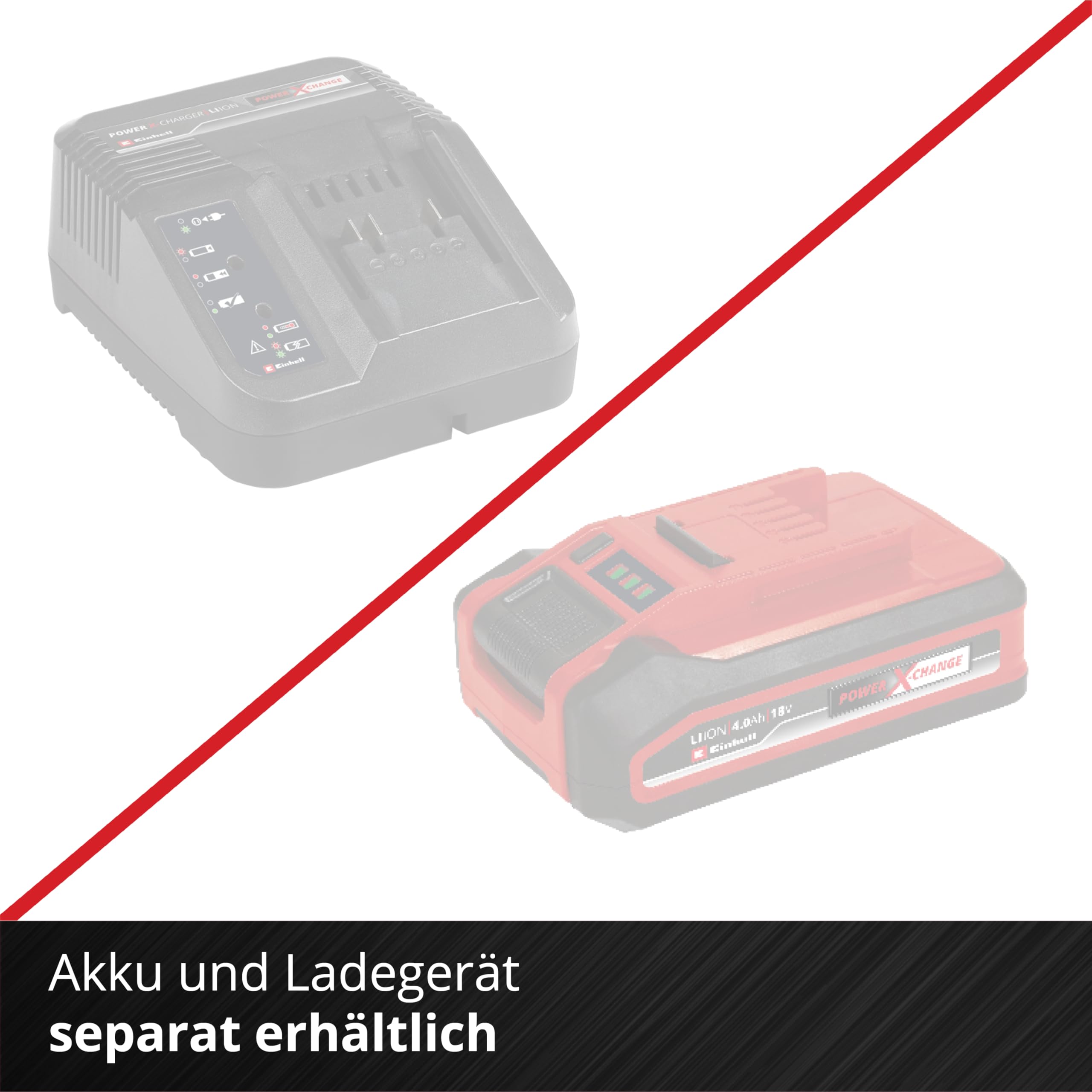 Einhell Akku-Nagler / -Tacker TE-CN 18/32 Li - Solo Power X-Change (18 V, 20 Schläge/min, max. 25 mm Klammern, max. 32 mm Nägel, inkl. je 300 Klammern & Nägel, ohne Akku) 5