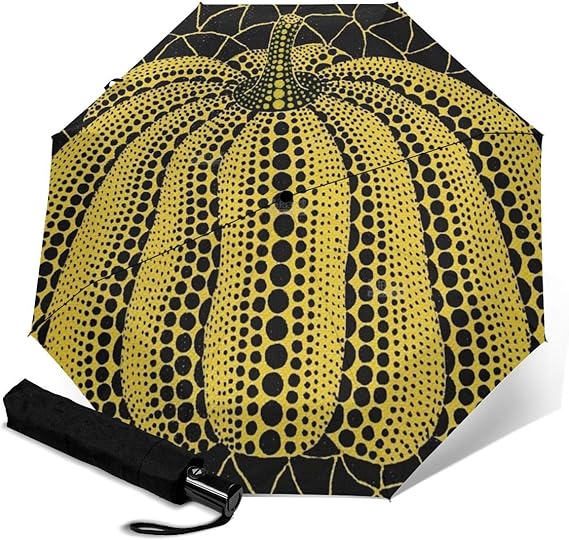 Amazon Co Jp 草間彌生 かわいい メンズ レディース 自動三つ折り傘 8本骨 自動開閉 高強度グラスファイバー 服 ファッション小物