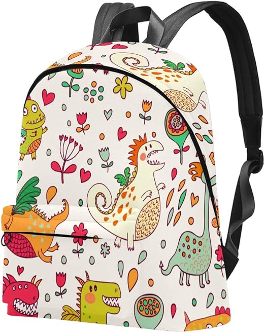 Dinosaur Baby Bag Teens Student Bookbag Lightweight Shoulder Bags