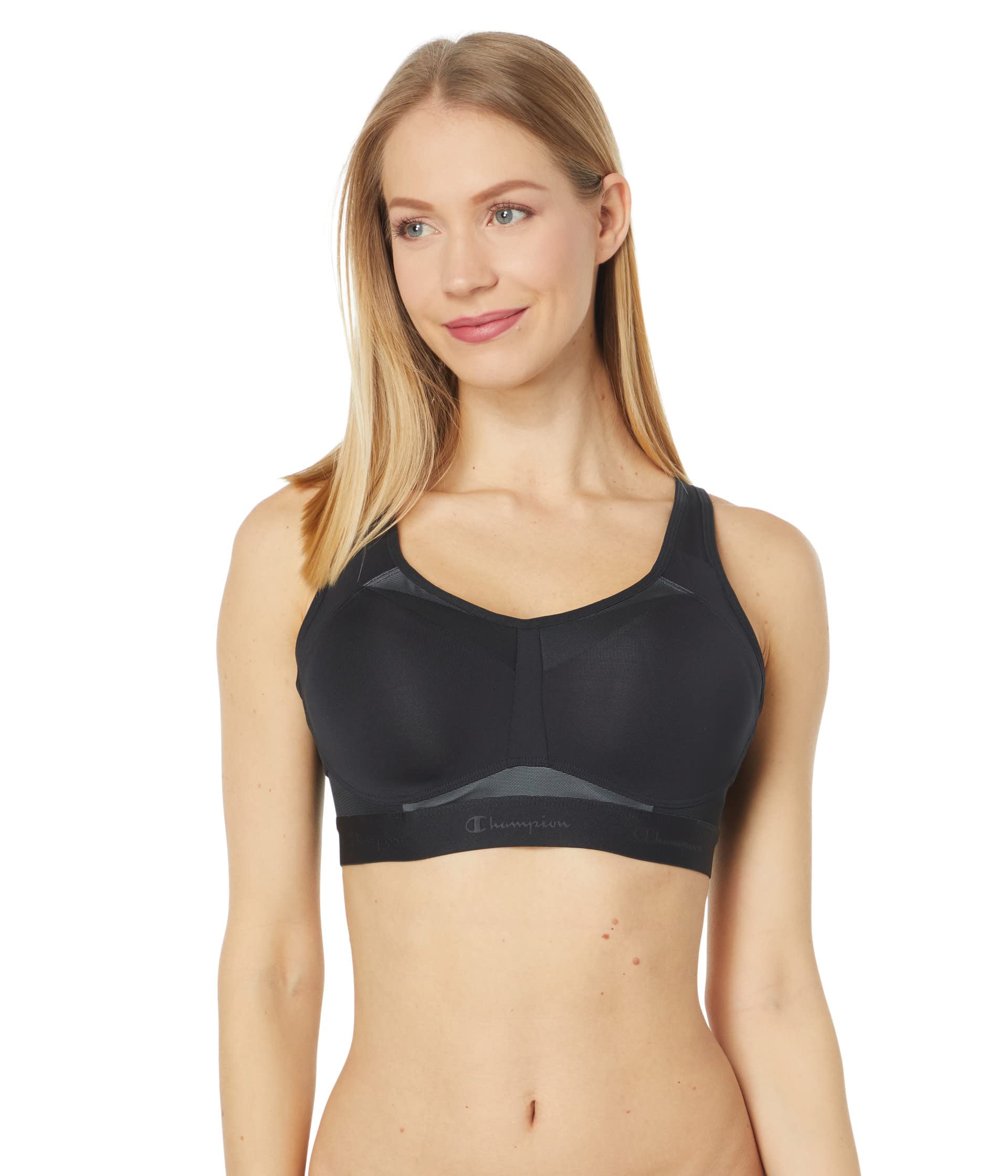 Photo 1 of Champion Women's Motion Control Underwire Sports Bra Bra, -black, 34DD