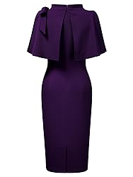 AISIZE Women's Vintage 1940s Half Collar Batwing