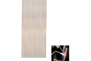 Copper Welding Rod, Selffluxing Phosphor Copper Round Welding Brazing Rod Low Temperature Easy Melt Welding Consumables for A