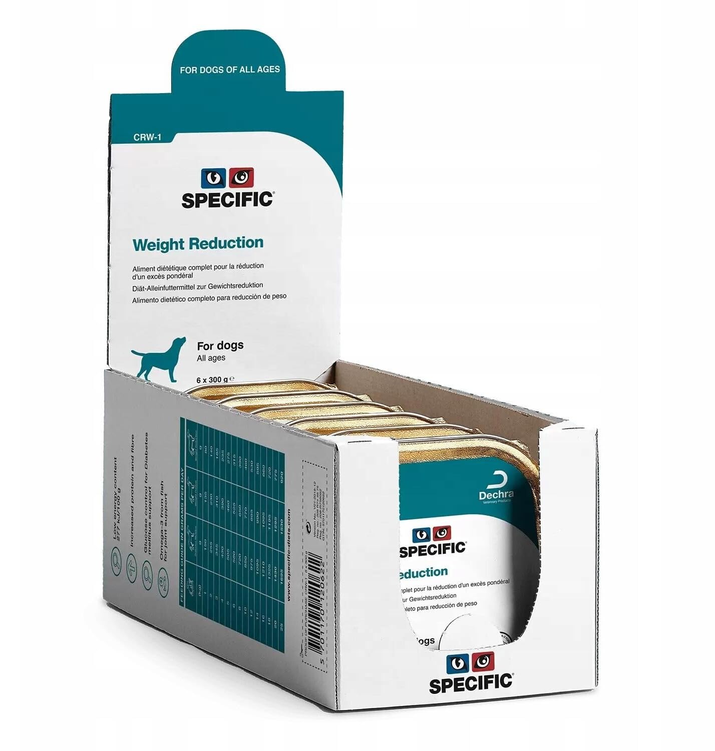 Specific CRW 1 Weight Reduction Pâté for Dogs, 6 x 300 g — image 1