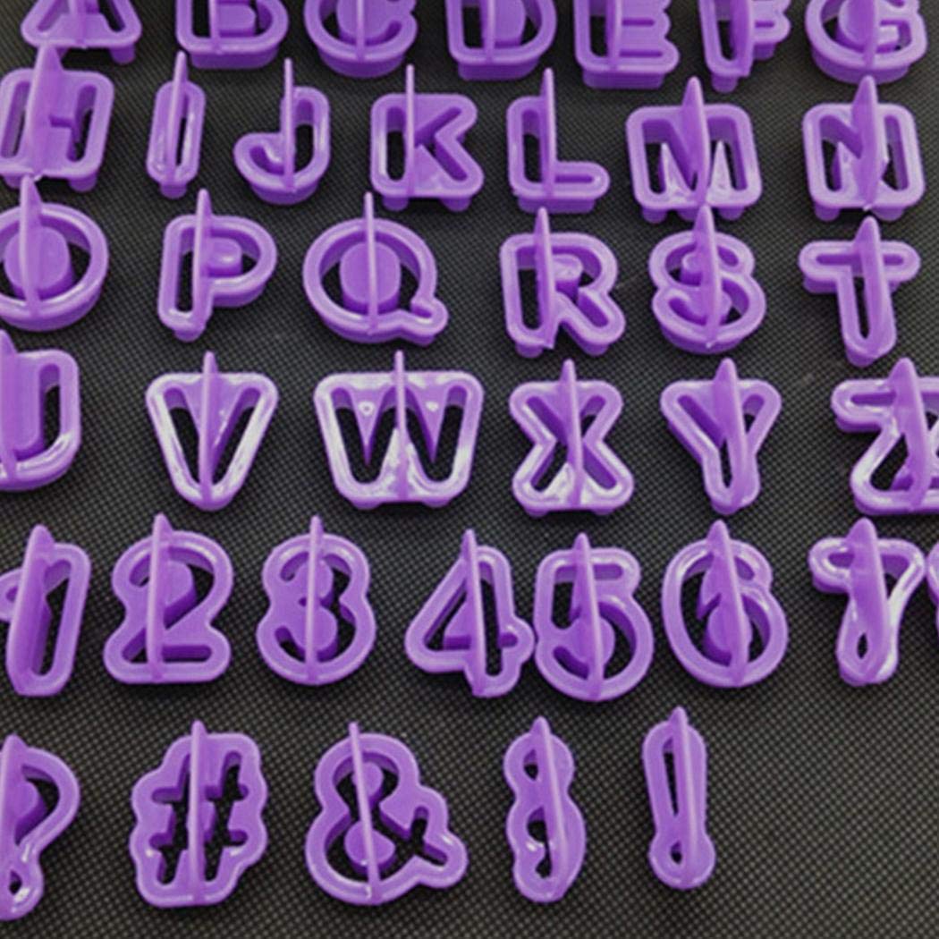 Anstsy Fai da te creativo torta fondente numerale lettera simbolo cookie muffa cucina cuocere strumento Stampi con forme particolari