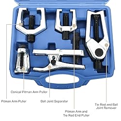KUNTEC 5Pcs Ball Joint Separator Tie Rod Remover