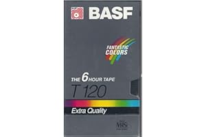 BASF T120 6-Hour VHS Tape Extra Quality