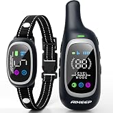 2-in-1 Dog Shock Collar and Bark Collar for Dogs &ndash; 3300FT Dog Training Collar with Remote, IP67 Waterproof e Collar with Anti-Bark/Beep/Vibration/Shock Modes for Small Medium Large Dog(8-120Lbs)