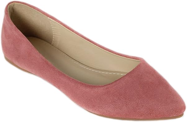 suede ballet shoes