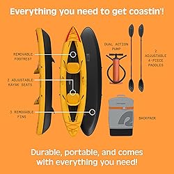 Retrospec Coaster Tandem Inflatable Kayak - 2