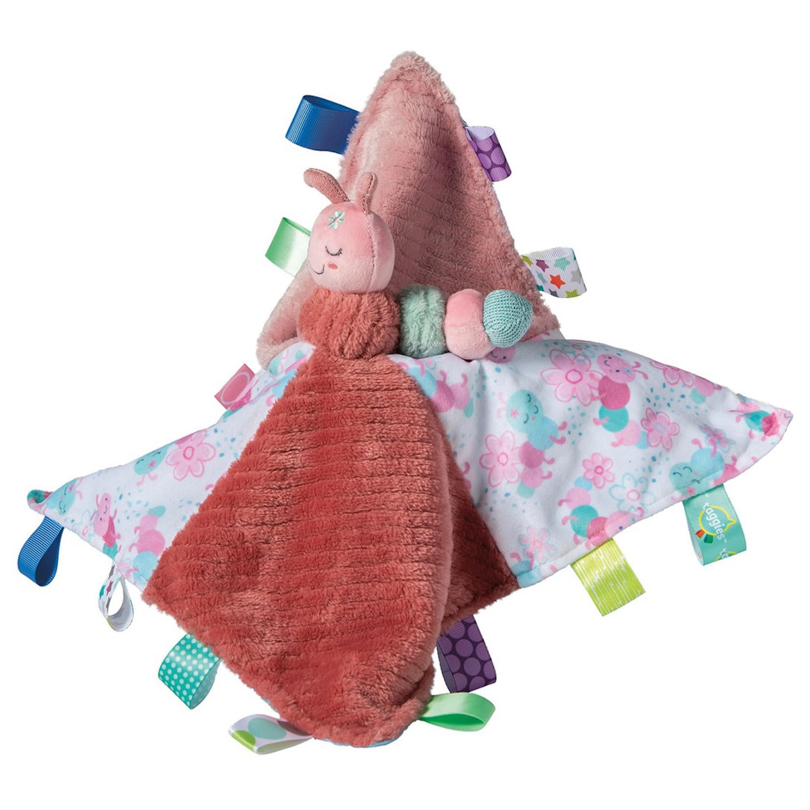Aurora Mary Meyer,41653M, Taggies Baby Stuffed Animal Soft Lovey with Sensory Tags, 13-Inches, Camilla Caterpillar