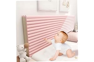 Wall Padding Panels, 20x200cm Soft High Elasticity Thickened PVC Padded Wall Panel, Anti Collision Foam Pads for Bed Cabinet 