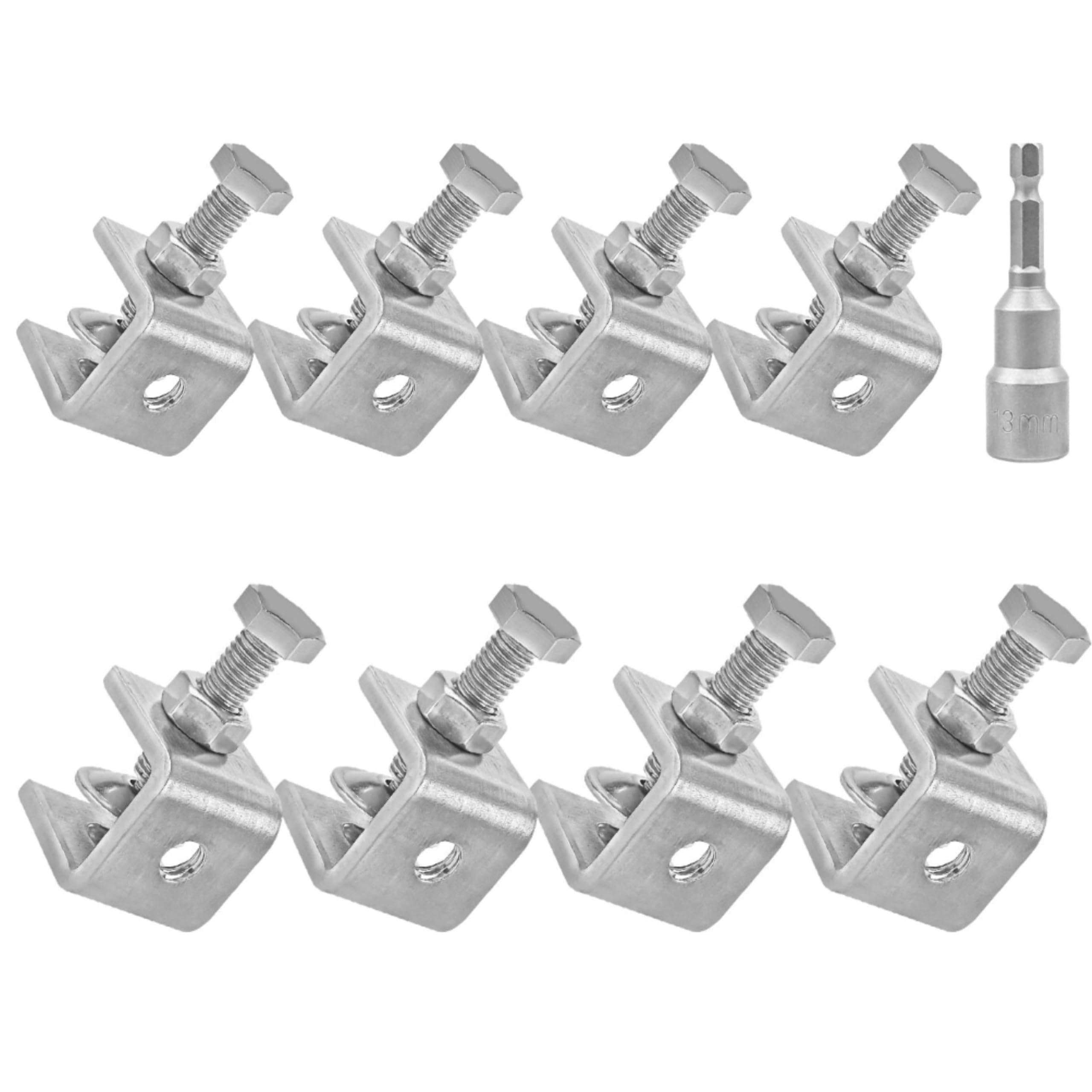 Photo 1 of 304 Stainless Steel C-Clamps,20mm Mini Tiger Clamps for Woodworking,C-Clamp 8 pack