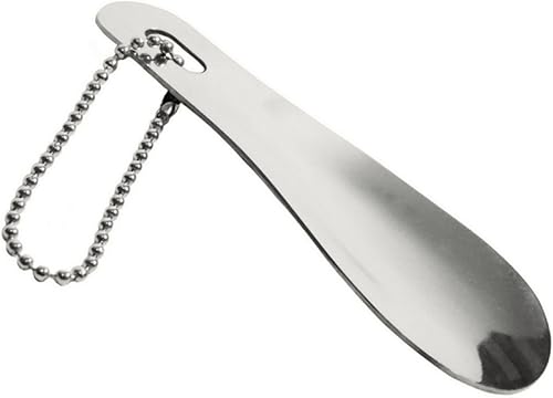 Amazon ステンレス製 くつべら 短ヘラ ポータブル 軽量 靴べら キーホルダー リングカラビナ付 Dhana Style 靴べら