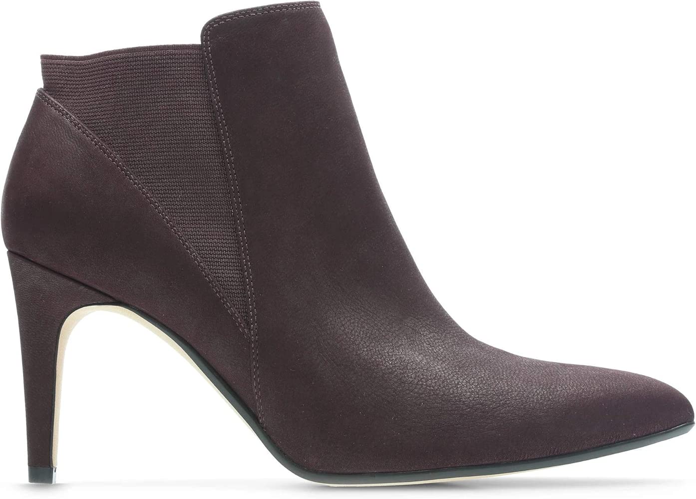 clarks aubergine ankle boots