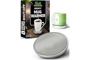 Coffee Mug Warmer - Compact Coffee Cup Warmer for Desk with Auto On/Off - Multipurpose Electric Candle Warmer Plate & Coffee 