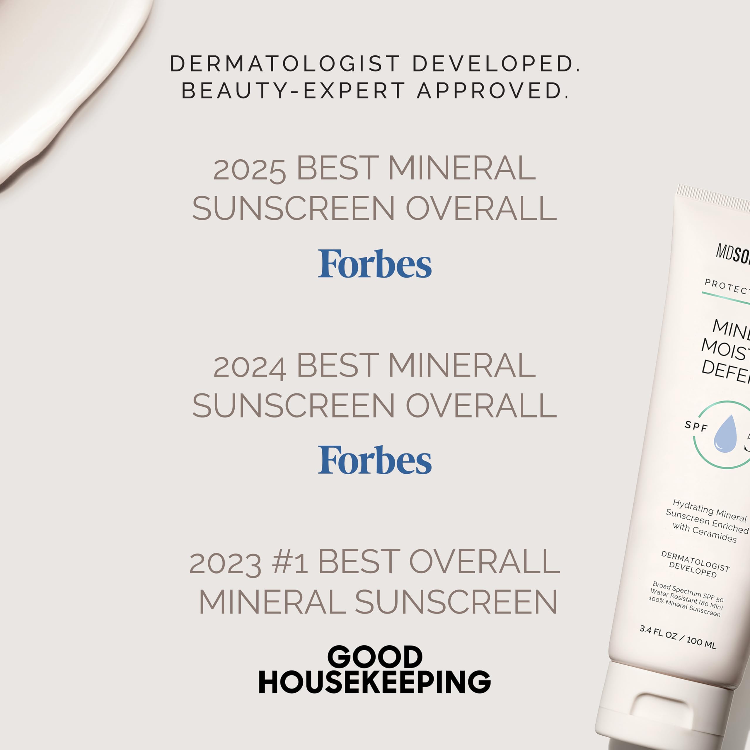 MDSolarSciences Mineral Moisture Defense SPF 50 Sunscreen for Body and Face