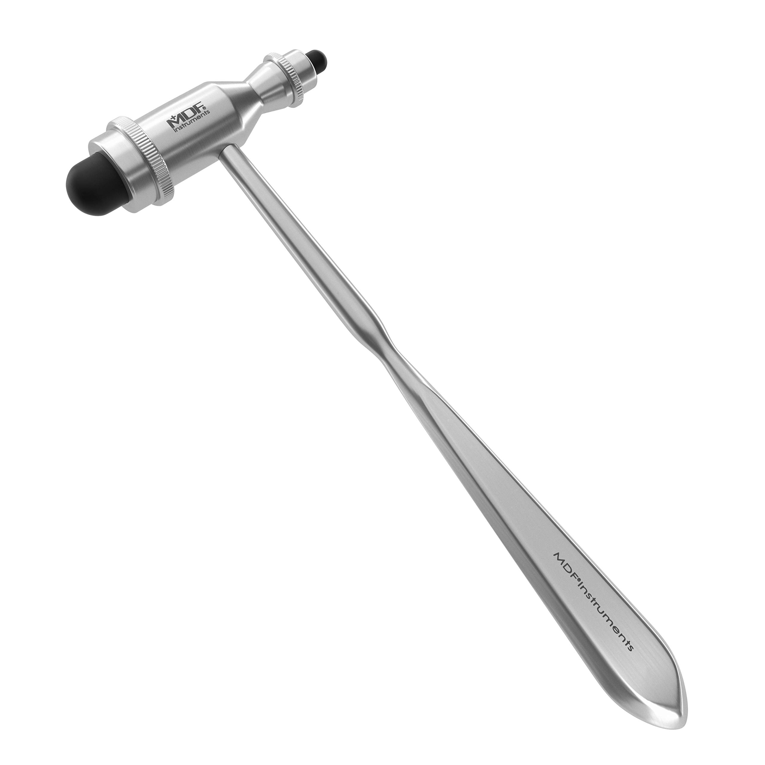 MDF Instruments,Tromner Neurological Reflex Hammer with Pointed tip Handle for cutaneous and Superficial responses - Black (MDF555-11) โ image 1
