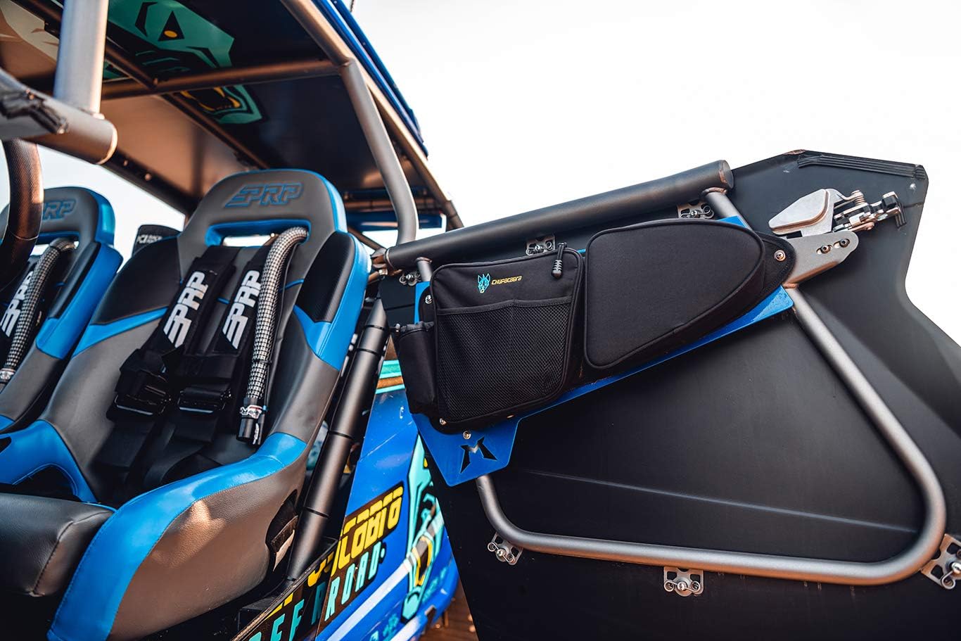 RZR Side Door Bags, Chupacabra Offroad Front Door Side Storage Bag Set w/Knee Pad for 2014 2015 2016 2017 2018 2019 2020 Polaris RZR XP Turbo Turbo S 1000 S900 (Install Video Included): Automotive