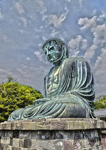 Amazon Co Jp 絵画風 壁紙ポスター はがせるシール式 鎌倉大仏 高徳院 長谷の大仏 キャラクロ Kmk 002a2 版 4mm 594mm 建築用壁紙 耐候性塗料 ホビー 通販