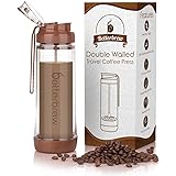 Betterbrew Travel French Press Coffee Maker | Portable Insulated Coffee Press with Plunger for Travel, Commuting and Outdoors